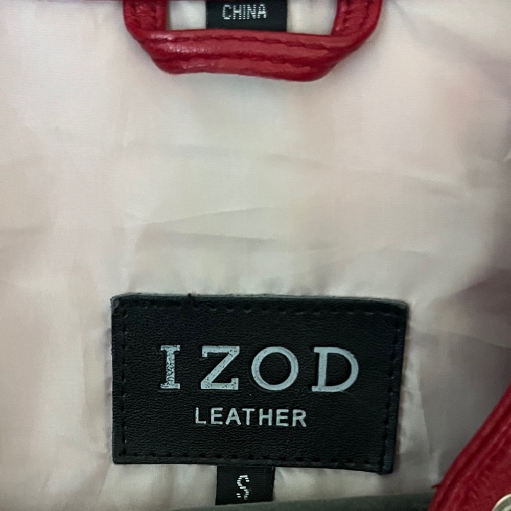 Red Leather Jacket - Picture 3 of 4